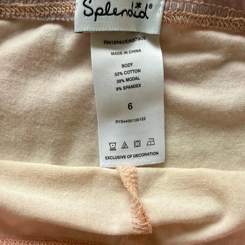 Splendid Girls' Love Tee & Ombre Spray Leggings Set sz 6